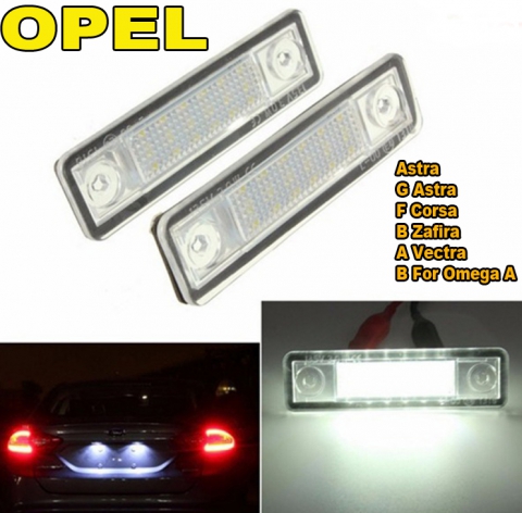 Opel KFZ-Kennzeichenbeleuchtung 12V Weiß